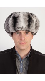 Reks šinšila kailio kepurė - rusiškas modelis